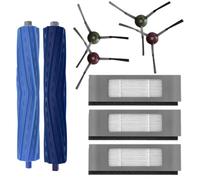 Filter and Brush Set Compatible with Ecovacs Deebot T9 AIVI Robotic Vacuum Cleaner, D-KT00-2103