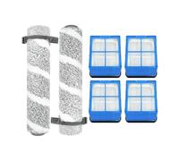 Filter and Main Brush Set, Compatible with Bissell Crosswave Omniforce Edge 3930F/3933/V2/3999Z, Vacuum Cleaner Roller Brush Replacement Parts(Set D)