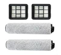 Filter And Roller Brush Replacement Kit For Bissell For CrossWave HF3 Cordless Wet Dry Vacuum Cleaner 3649A ABS Material Removes Dust And Hair Easy To
