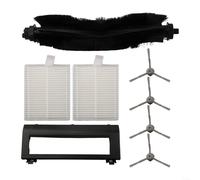 Filter and Side Brush Kit for Eufy for RoboVac L50 L60 for Hybrid, Replacement Parts with Rolling Brush Guard, 8 Pieces Included