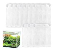 Filter Bags for Fish Tank | Reusable Zip Closure - Fish Tank Filter Media Holder Bags,for Activated Carbon Freshwater Saltwater Homeowners Adults Professionals