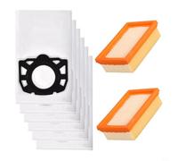 Filter Bags for Kärcher WD 4 5 6 for premium Non-Woven White Kit