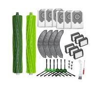 Filter,Brush,Dust Bag Replacement Parts Compatible with iRobot Roomba Combo 10 max j10+ j7+ j9+ Plus Robot Vacuum & Mop Cleaner Aceesories (24 pack Brush+fiilter+mop+Bag kit For Combo J7+ J9+)