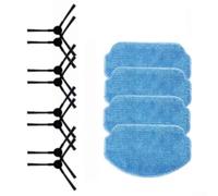 Filter Brush Mop Pad 2-in-1 Replacement for MAMNV BR150 BR151 and MANVINS for G20, Reusable Microfiber Mop Pads for Robot Vacuum Cleaner Parts