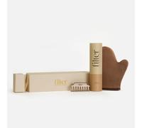 Filter by Molly-Mae Bronzed Base Medium Fake Tan Gift Set - Mousse & Mitt | Christmas Cracker Gift Set with Claw Clip | Fake Tan Gift Sets for Women | Stocking Filler | Bronzed Glow For Face & Body