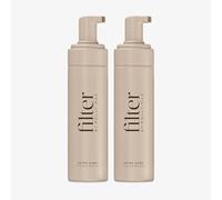 Filter By Molly-Mae Tanning Mousse Extra Dark Duo Bundle | Fast Drying Self Tan Mousse, for a Sunkissed, Golden Glow | Moisturising Foam | Develops Fast | Long Lasting | 2 x 200ml Bottles