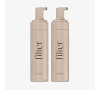 Filter By Molly-Mae Tanning Mousse Medium Duo Bundle | Fast Drying Self Tan Mousse, for a Sunkissed, Golden Glow | Moisturising Foam | Develops Fast | Long Lasting | 2 x 200ml Bottles