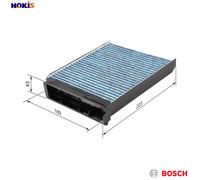 0986 628 502 Interior Air Cabin Pollen Filter Activated Carbon 28mm Height Bosch