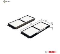 Cabin filter Particulate Filter 1 987 432 209 BOSCH for MAZDA 3 Saloon 3