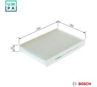 Pollen / Cabin Filter fits VW UP GTi 1.0 2011 on Bosch 1S0820367 VOLKSWAGEN New