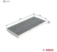 Bosch R2410 Activated Carbon Cabin Filter - Replacement Filter