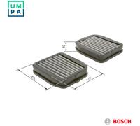 Bosch Cabin Air Filter 1 987 432 512 - Activated Carbon Pollen - for Mercedes-Benz E-Class