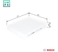 Bosch M5003 Standard Cabin Filter - Replacement Filter | Filters Pollen and Dust for Cleaner Air Inside the Vehicle