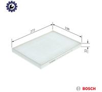 Fits BOSCH FILTRY 1 987 435 048 FILTER CABIN AIR