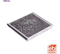 febi bilstein 11236 Cabin Filter, 1 unit | Compatible with: Vauxhall Astra G Cabriolet, ASTRA G Caravan, ASTRA G CC, ASTRA G Classic Caravan, ASTRA G Coupe
