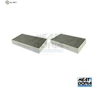 Cabin filter Activated Carbon Filter 17551K-X2 MEAT & DORIA for MERCEDES-BENZ