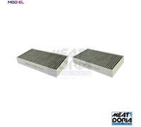 Cabin filter Activated Carbon Filter 17551K-X2 MEAT & DORIA for MERCEDES-BENZ
