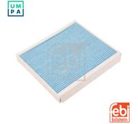 FEBI 183863 Cabin Pollen Interior Air Filter 238mm Length Fits Toyota C-HR