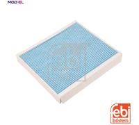 FEBI 183863 Cabin Pollen Interior Air Filter 238mm Length Fits Toyota C-HR
