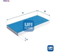 UFI Filters, Cabin Air Filter 34.146.00 | Replacement Filter, Suitable for Cars, Applicable to Various Models of Mercedes Benz