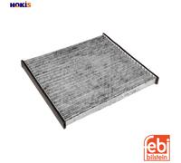 febi bilstein 34558 Cabin Filter, 1 unit | Compatible with: LEXUS GS, IS II, LS, RX, TOYOTA AURIS, AVENSIS Kombi, AVENSIS Stufenheck, COROLLA, COROLLA Kombi