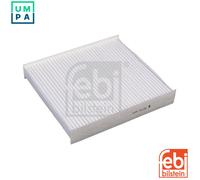 febi bilstein Cabin Filter, 1 unit (Pollen, Paper or Polyester, 48500, for Renault Clio IV, Dacia Sandero II, Nissan Micra V et al.)
