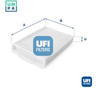 UFI Filters, Cabin Air Filter 53.107.00