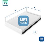 UFI Filters, Cabin Air Filter 53.110.00