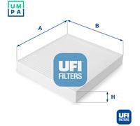 UFI Filters, Cabin Air Filter 53.115.00 | Replacement Filter, Suitable for Cars, Applicable to Various Models of Alfa Romeo