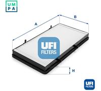 UFI Filters, Cabin Air Filter 53.131.00, Replacement Cabin Air Filter, Suitable for Cars, Applicable to Various Models of Nissan, Opel, Renault and Vauxhall
