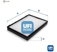 Cabin filter Particulate Filter 53.151.00 UFI for OPEL CHEVROLET