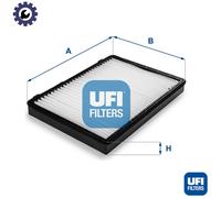 Cabin filter Particulate Filter 53.151.00 UFI for OPEL CHEVROLET