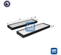 FILTER CABIN AIR 53.163.00 FOR HYUNDAI D3FA 1.1L 3cyl i20G4LA 1.2L D4FC 1.4L i20