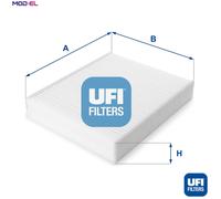 5x UFI 5322400Cabin Filter Fits Alpina B3 B4 D3 D4 BMW 1 Series 2 Series