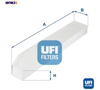 Cabin filter Particulate Filter 53.257.00 UFI for JEEP GRAND CHEROKEE III