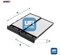 UFI 53.258.00 Pollen filter