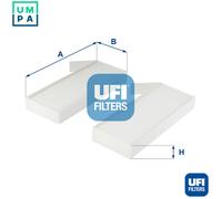 FILTER CABIN AIR 53.277.00 FOR PEUGEOT 308/II/SW HNP /HNV /HNZ /HNY /HMZ 1.2L