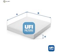 UFI 53.298.00 Pollen filter