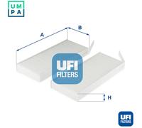 Cabin filter Particulate Filter 53.311.00 UFI for RENAULT LATITUDE