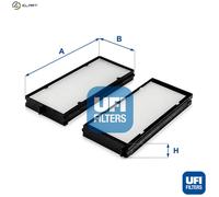 UFI Filters, Cabin Air Filter 53.333.00, Suitable for Cars, Applicable to Various Models of Hyundai