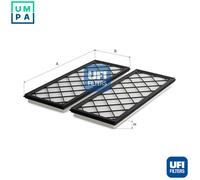 UFI Cabin / Pollen Filter 53.519.00 For Tesla Model Y EV 2021 Onwards 165837500B