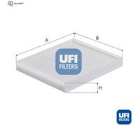 FILTER CABIN AIR 53.588.00 FOR KIA D4FD 1.7L G4KJ 2.4L G4FJ 1.6L G4KH 2.0L 4cyl