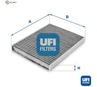 UFI Filters, Cabin Air Filter 54.103.00 | Replacement Filter, Suitable for Cars, Applicable to Various Models of Chrysler, Fiat and Lancia