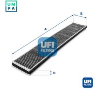 UFI Filters, Cabin Air Filter 54.121.00