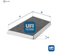 UFI Filters, Cabin Air Filter 54.131.00