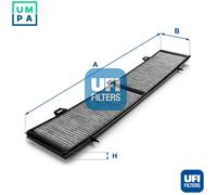 UFI Cabin Air Filter, Model 54.154.00, High Efficiency, Replacement Part for Improved Air Quality