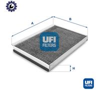 Cabin filter Activated Carbon Filter 54.161.00 UFI for MERCEDES-BENZ VW