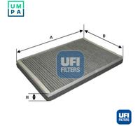 UFI Cabin Air Filter Activated Carbon 33mm Height Fits Renault Espace 54.174.00
