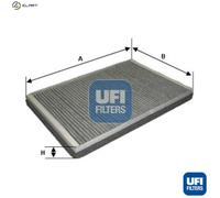 UFI Cabin Air Filter Activated Carbon 33mm Height Fits Renault Espace 54.174.00