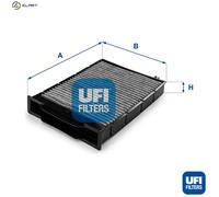UFI Filters, Cabin Air Filter 54.201.00, Suitable for cars, Applicable to Various Models of Renault
